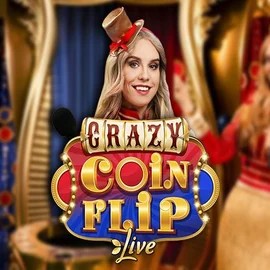 Crazy Coin Flip logo – Live Casino by Evolution at Cowboy Spin Casino