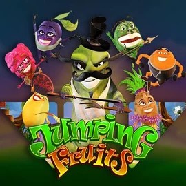 Jumping Fruits slot icon by Wazdan, available at Cowboy Spin Casino