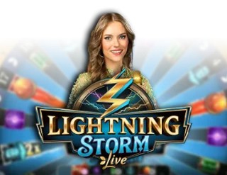 Lightning Storm online game logo by Evolution on cowboy-spincasino.eu.com