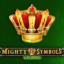 Mighty Symbols Crowns online game logo by Wazdan on cowboy-spincasino.eu.com